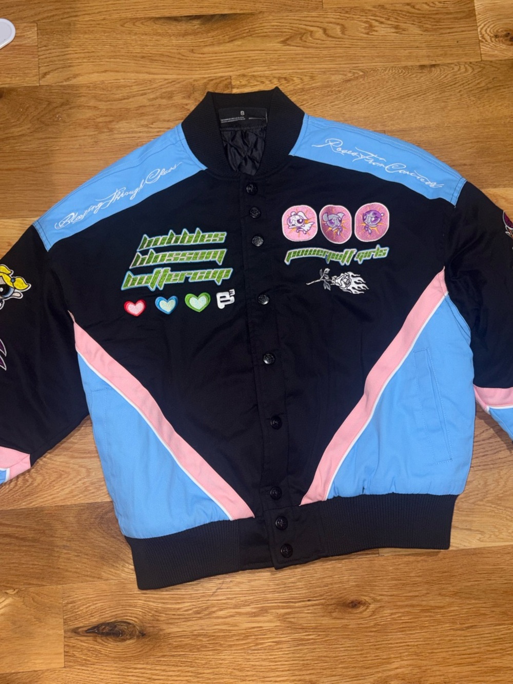 Civil Regime x Powerpuff Girls Varsity Jacket NWT S